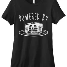 Женская майка с кексами, сироп для завтрака, модная брендовая Корейская футболка Kawaii, хлопок