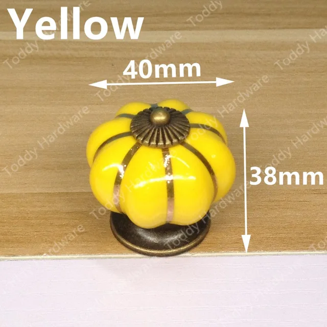 Cheap 30pcs Pumpkin ceramic knob Blue color Single Hole knob Zinc alloy Kitchen Furniture knob drawer knob Cheap 30pcs Pumpkin ceramic knob Blue color Single Hole knob Zinc alloy Kitchen Furniture knob drawer knob