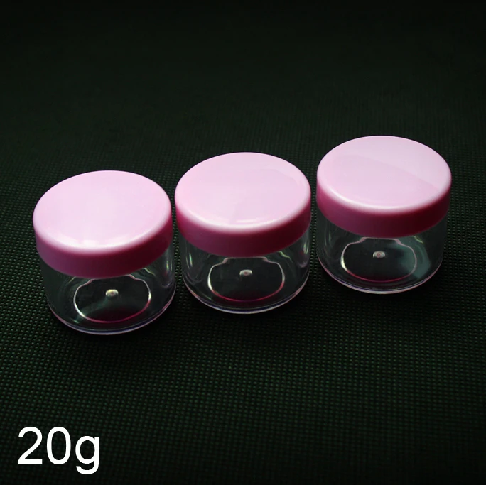 50 шт. 20 г розовая банка для крема косметический контейнер оптом|cosmetic container|cosmetic