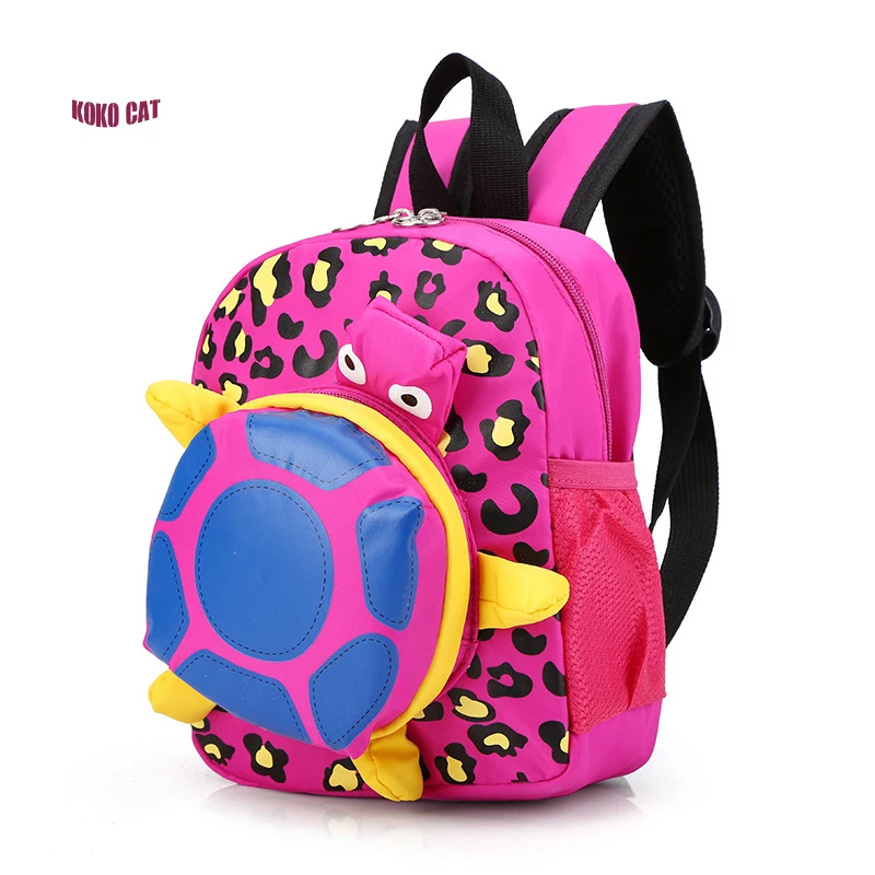 

Kids Bag 1-3-5 Years Old Kindergarten Boys and Girls School Cartoon Cute Preschool Baby 3D Animal Children Backpack Tortoise