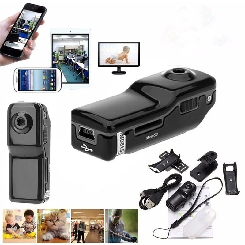  Mini MD81S Outdoor Portable Camera Mini DV IP Camera HD Micro Wireless Baby Video Monitors With 4GB