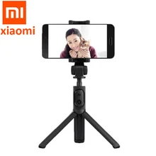 Xiaomi складной Ручной штатив селфи палка monopod selfiestick Bluetooth с беспроводным затвором для Android и iPhone