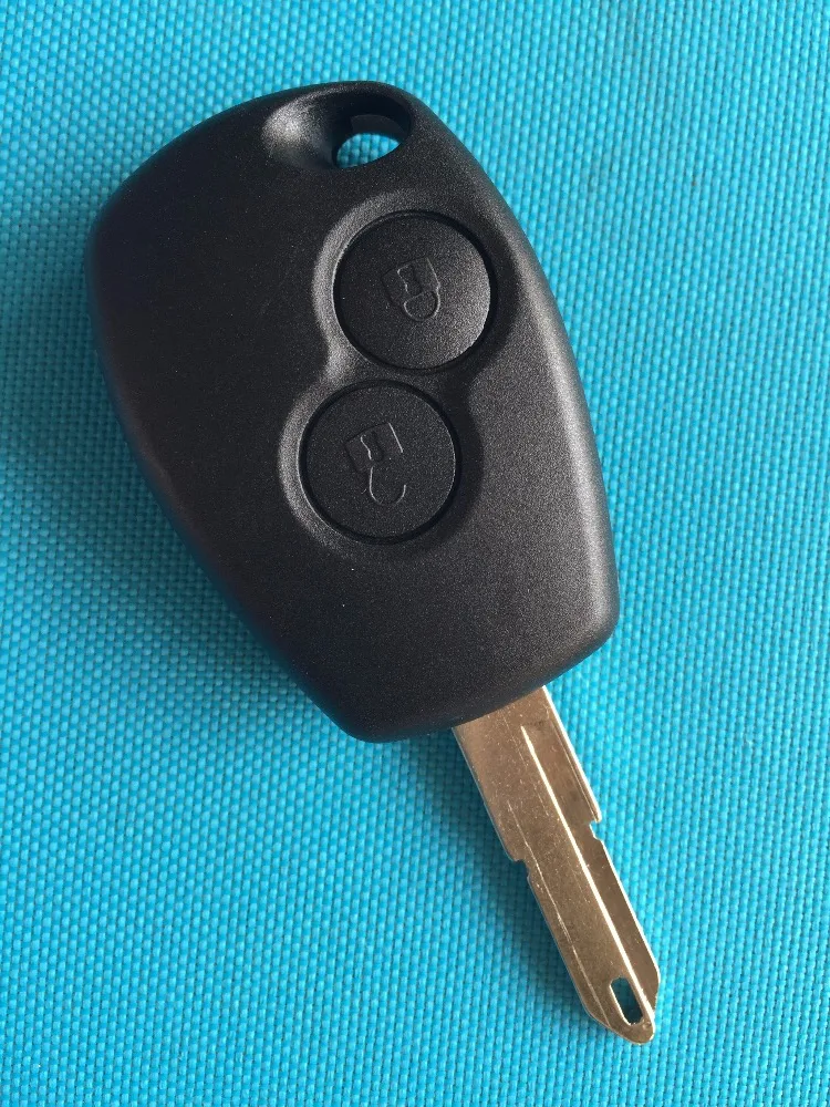 

ZABEUDEIR 1pc replace For Renault CLIO MODUS KANGOO TWINGO 2 BUTTONS KEY BLIP KEY CONTROL SHELL CASE uncut blade