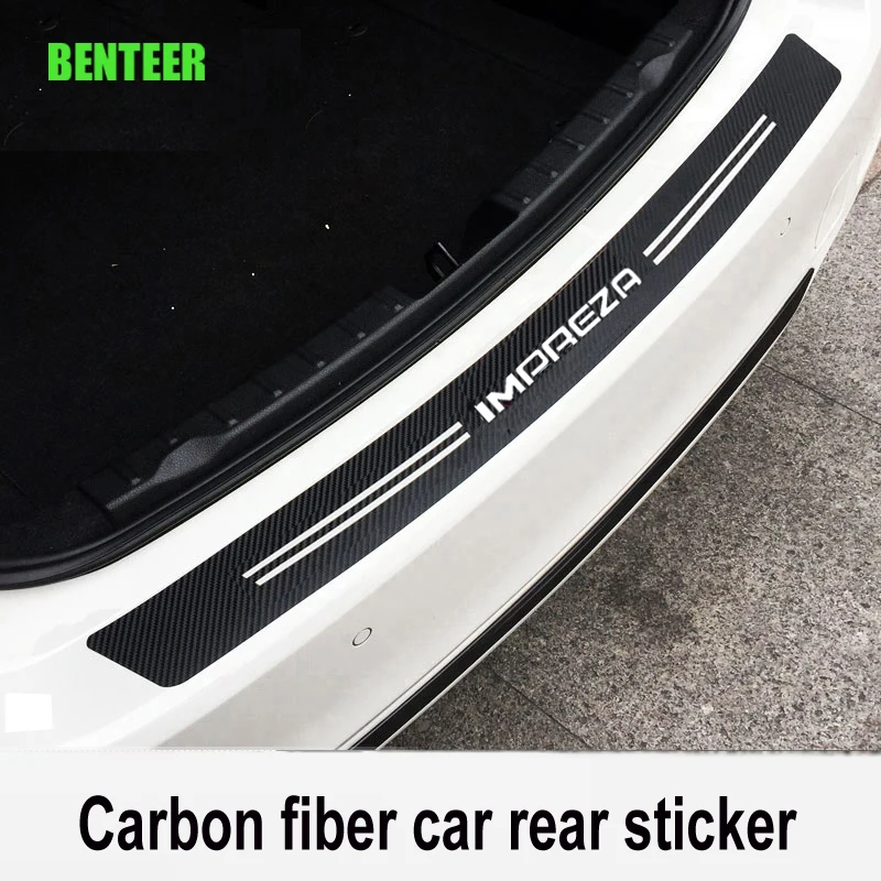 

carbon fiber car trunk protection sticker for SUBARU WRX Impreza