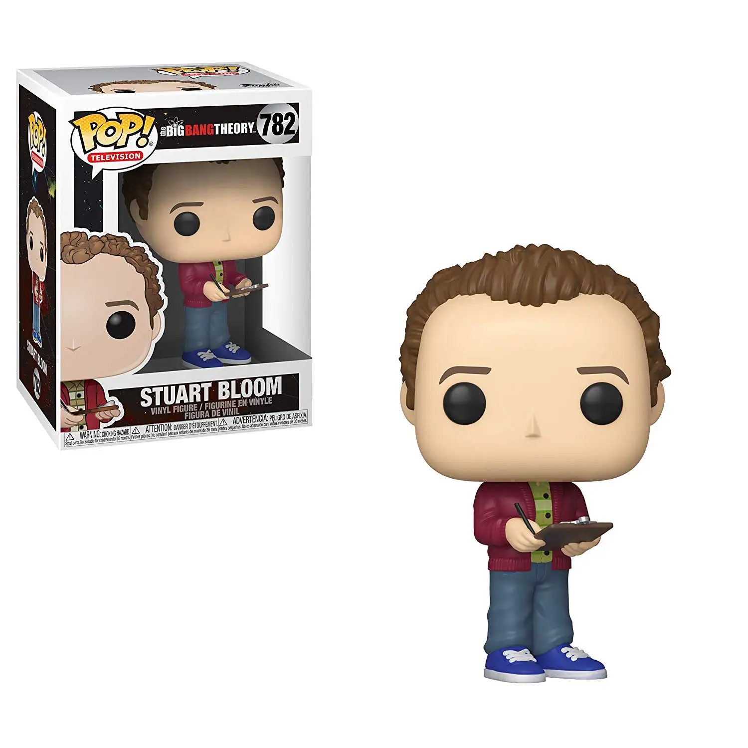 

Official Funko pop TV: The Big Bang Theory - Stuart Vinyl Action Figure Collectible Model Toy with Original Box