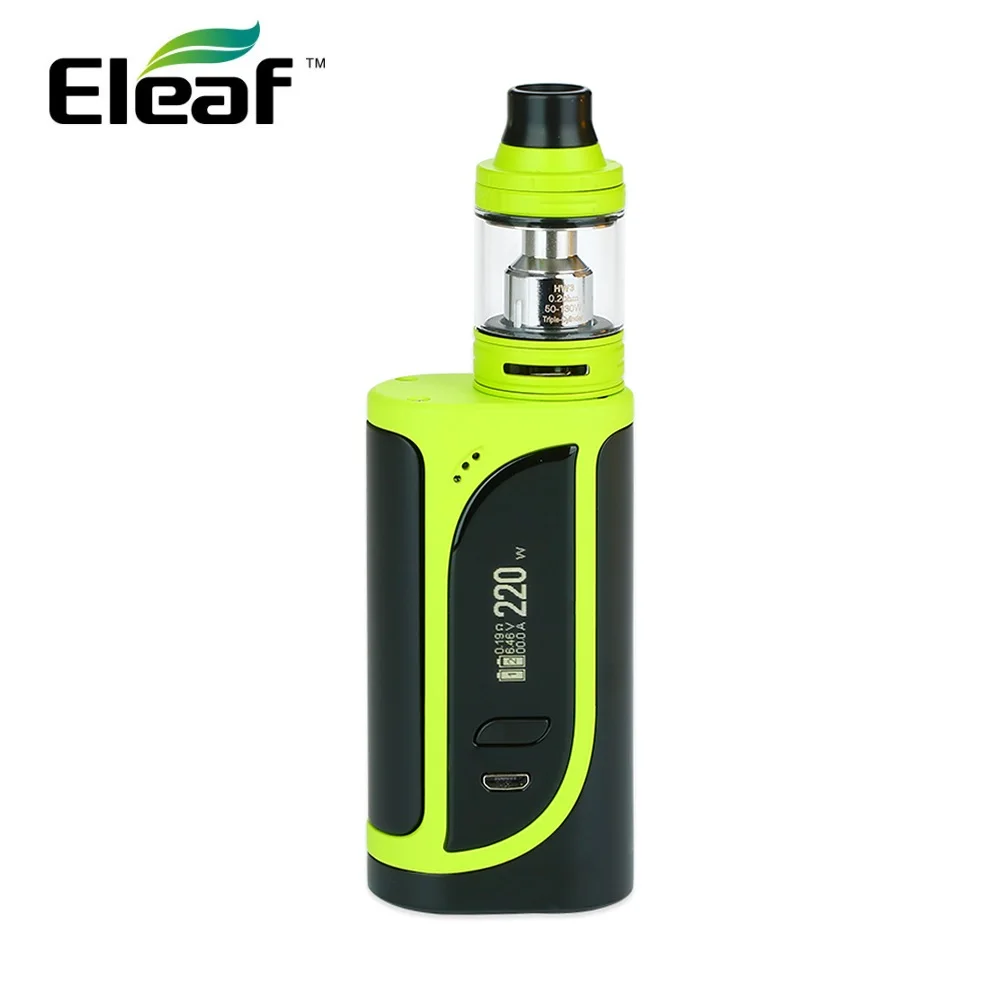 Koop Originele Eleaf IKonn 220 w 4 ml Ello Atomier Fit HW1 HW4 Spoel Hoofd GEEN 18650 Batterij Doos Mod Vape kit Vs Istick Pico