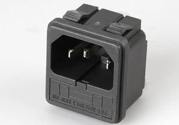 

AC power socket with fuse plug male host chassis socket industrial socket