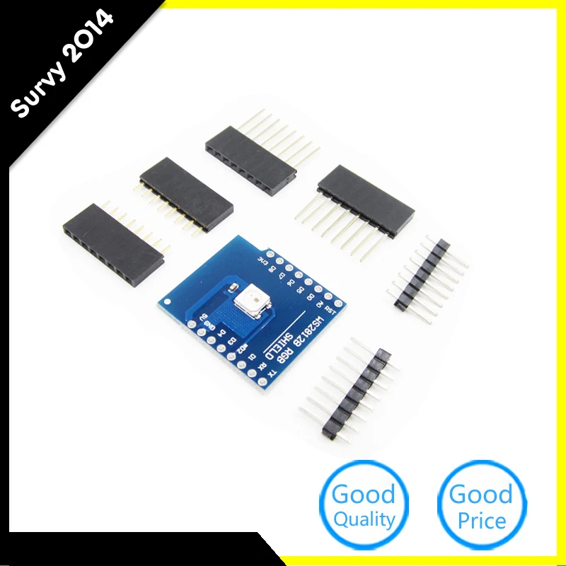 Для WeMos D1 Мини RGB светодиодный щит Esp8266 для Wemos Щит Плата расширения Arduino|shield