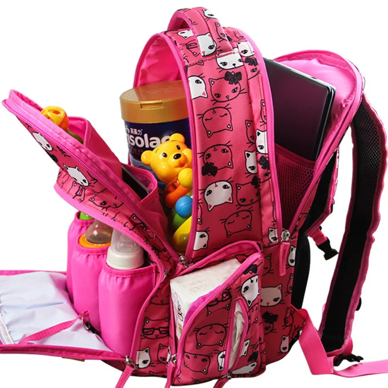 Brand New Fashion Mother Baby Stroller Backpack Shoulder Multifunctional Mother Pack Large Capacity Mummy Bags Free Drop Ship04