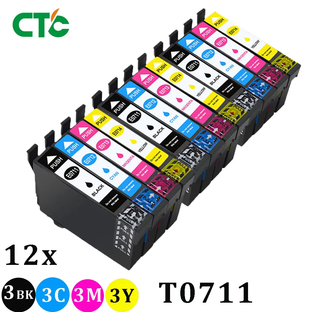 

12x 89/71 T0711-T0714 T0715 compatible ink cartridge for EPSON Stylus SX215/SX218/SX400/SX405/SX405WiFi/SX410/SX415/SX510W print