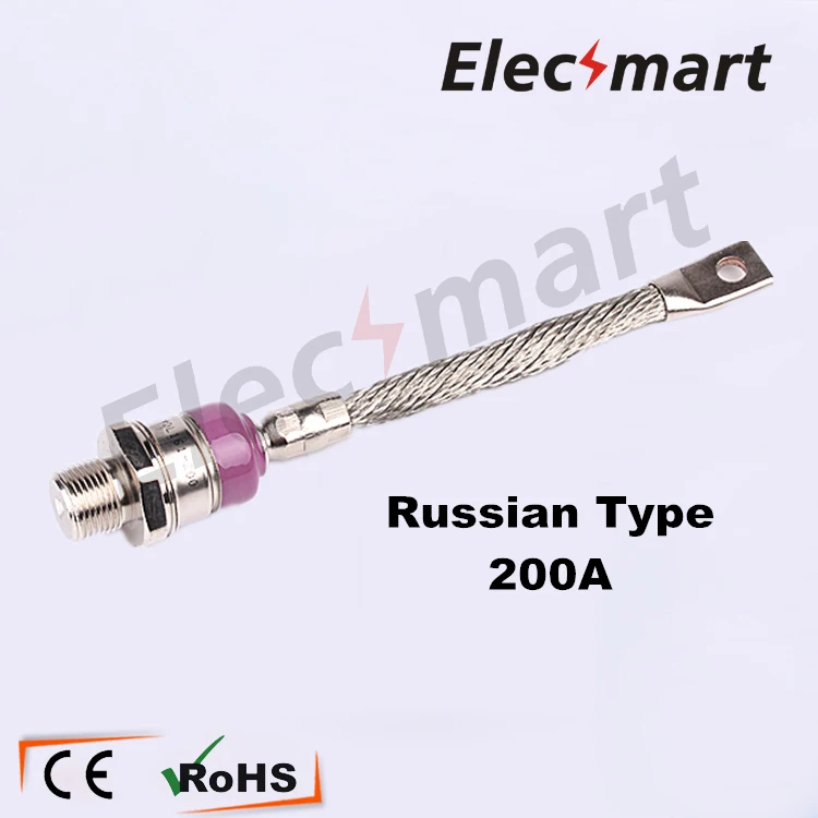 

Avalanche rectifier diode DL161-200-16 RSD6 Purple ceramic Russia Type