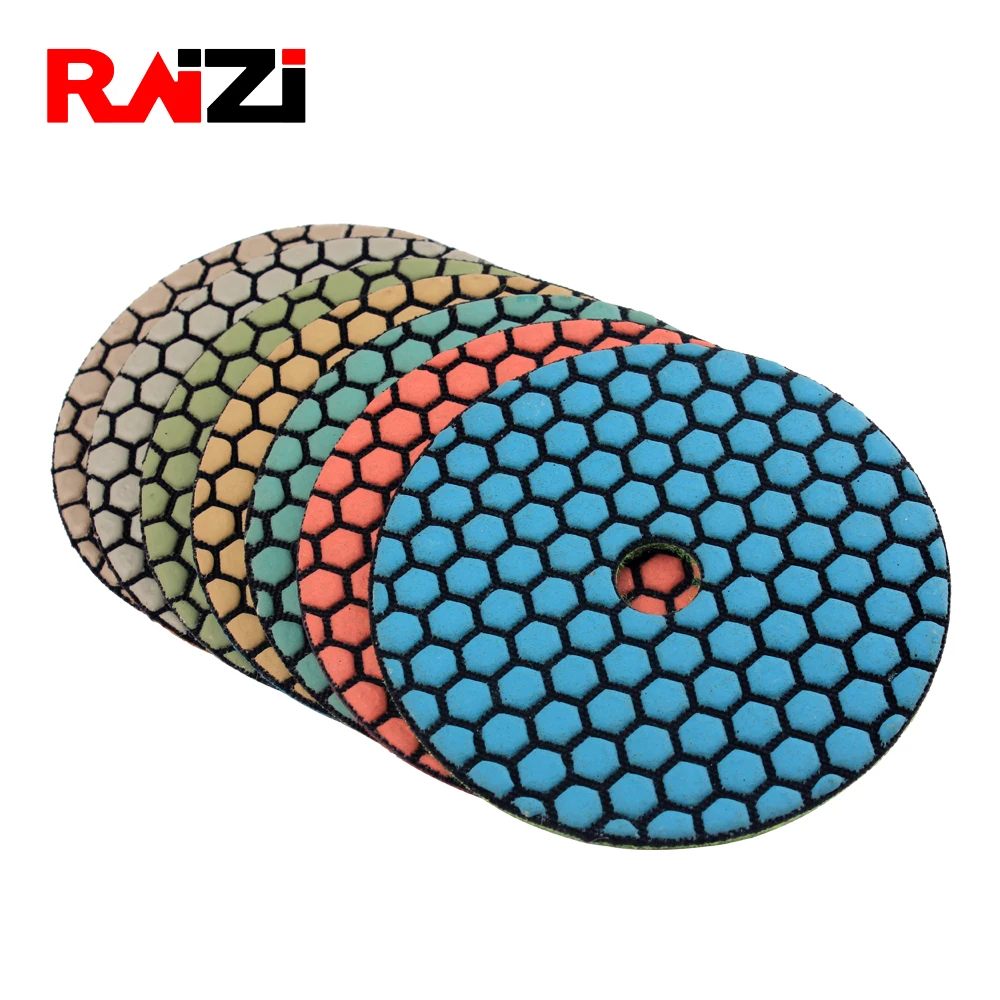 Raizi 4 5 Inch Diamond Dry Polishing Pads For Concrete Granite Marble Grit 50 3000 Flexible Stone Polishing Sanding Disc Tool Abrasive Tools Aliexpress Raizi 4 5 Inch Diamond Dry Polishing Pads For Concrete Granite Marble Grit 50 3000 Flexible Stone Polishing Sanding Disc Tool Abrasive Tools Aliexpress