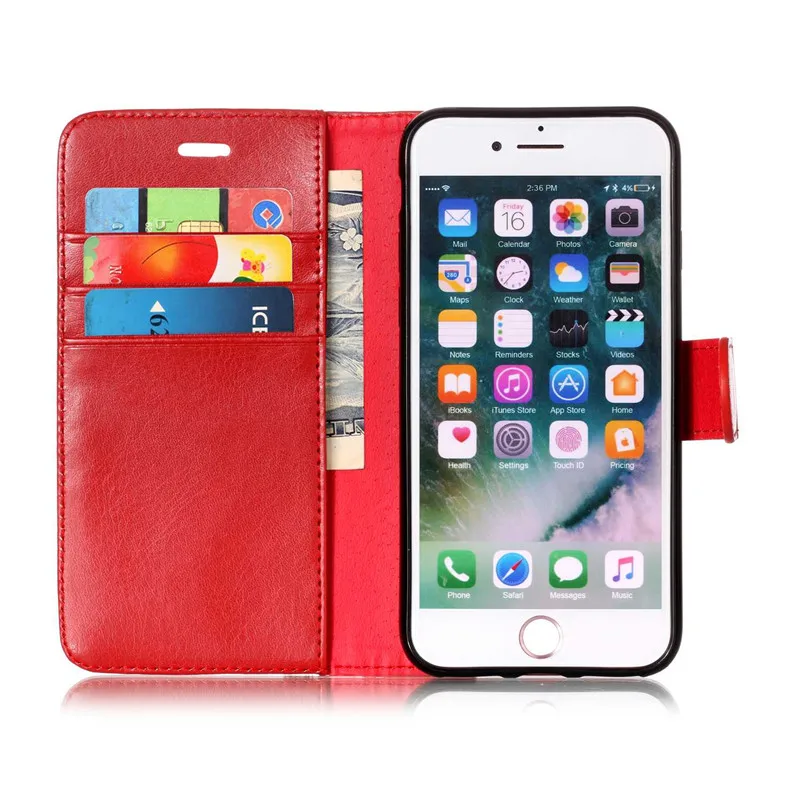 Netarlier новый для iphone 7/8 4 7 дюймов модный полный защитный кошелек Магнитный 2 в 1