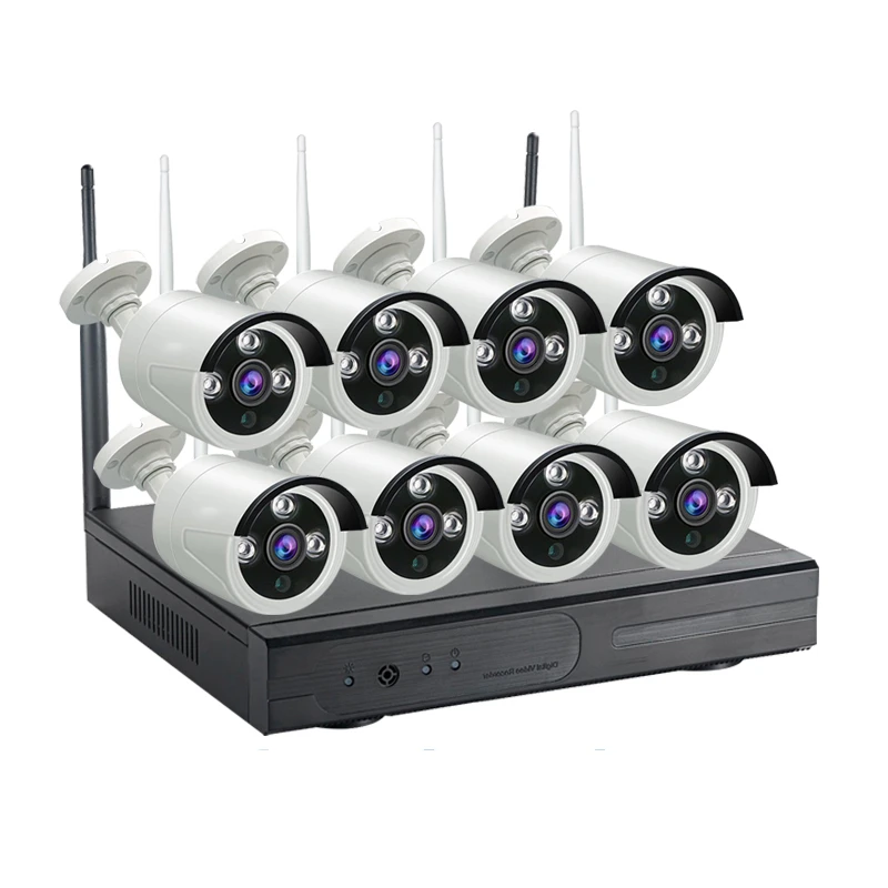

8CH 2MP CCTV Wireless System Outdoor Waterproof P2P Wifi Security Camera Set WIFI Video Surveillance Kit