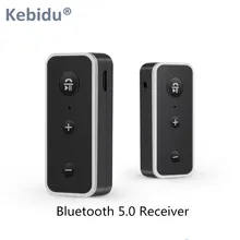 Kebidu беспроводной Bluetooth 5,0 приемник адаптер 3,5 мм разъем для автомобиля Музыка Аудио Aux для наушников ресивер громкой связи