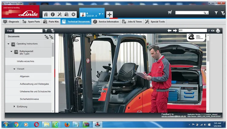 Linde Услуги руководство v5.1.2 [12,] запчасти для грузовиков каталог Услуги и руководства по ремонту проводку и гидравлические схемы Услуги бюллетеней