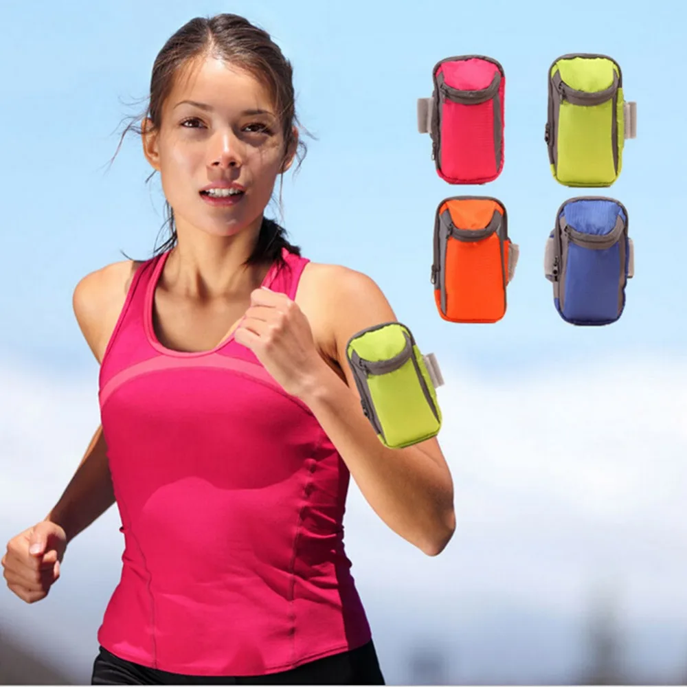 Kofull Outdoor Sport Arm Bags Mobile Phone Bag Hanging Holder Bags