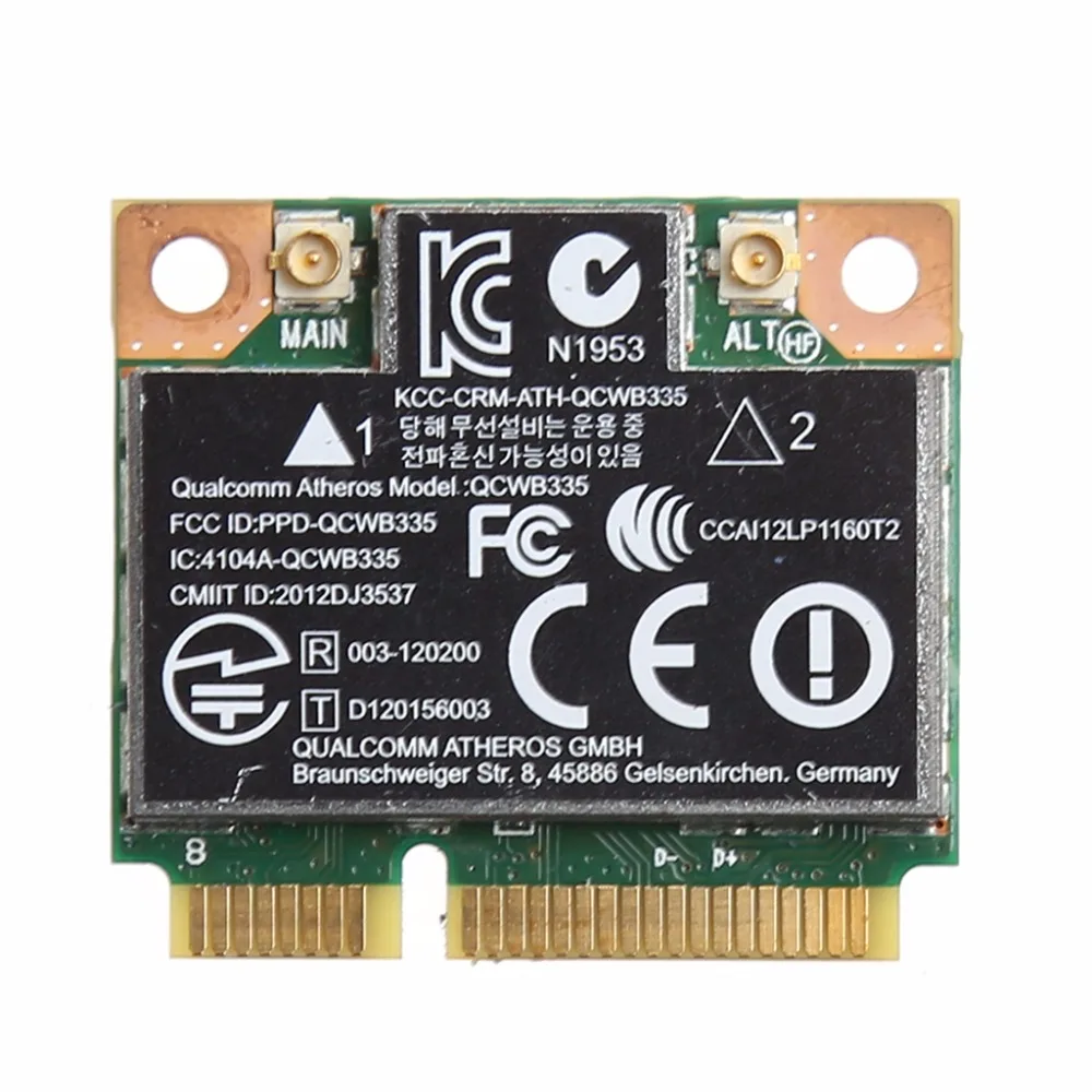 Tablet-802.11b/g/n WiFi Bluetooth 4,0 Беспроводная мини карта PCI-E для hp Atheros QCWB335 AR9565 SPS 690019-001 733476-001