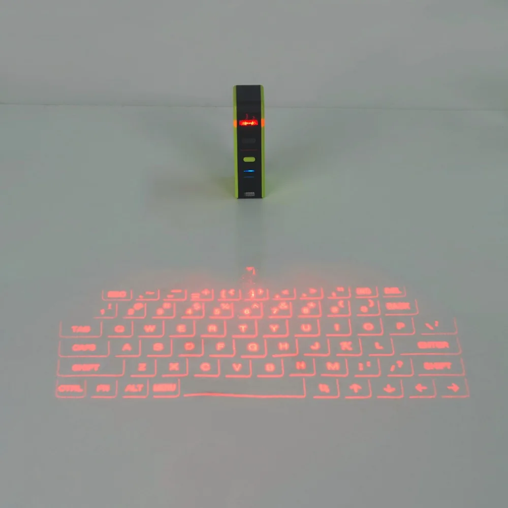 KB320 Universal Bluetooth USB Virtual Laser Keyboard Portable Size Bluetooth Projection Keyboard For Smart Phone High
