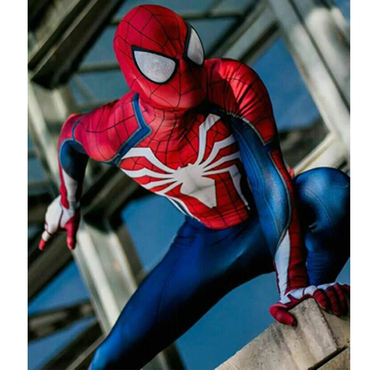 アメージングスパイダーマンps4ーツスパイダーマンコスチューム帰郷衣装ハロウィンタイツコスプレで3dプリントスパンデックススパイダーマンスパンデックススーツ Costume Halloween Amazing Spidermanhalloween Cosplay Aliexpress