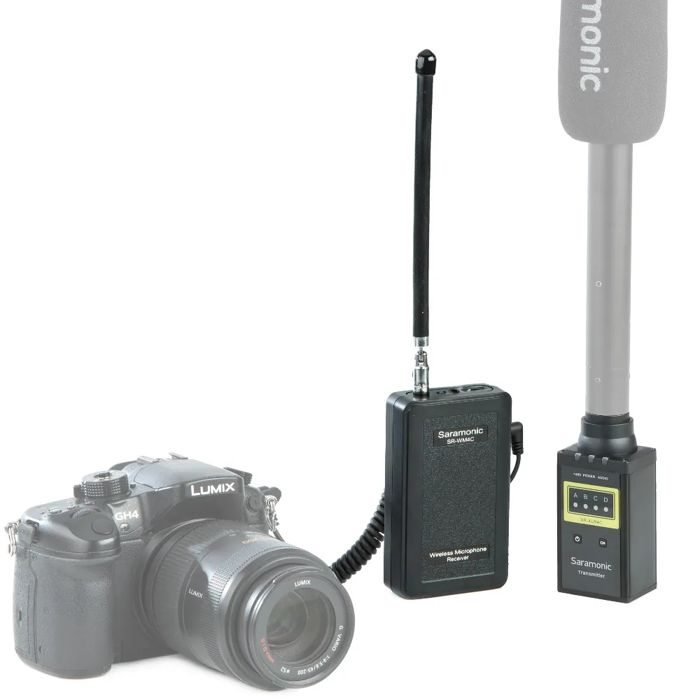 Saramonic SR-WM4C камера беспроводной петличный микрофон системы передатчики и приемники для DSLR камеры и видеокамеры
