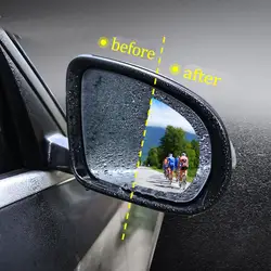 2 шт. автомобиля анти туман Нано покрытие непромокаемое зеркало заднего вида окно защитная пленка непромокаемый автомобиль зеркало