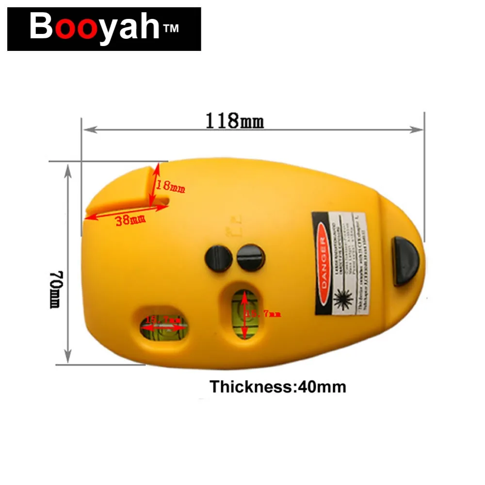 Booyah 90 градусов Вертикальный лазерный уровень высокого качества угломерный инструмент лазерная маркировка измерительный инструмент штатив лазерный нивелир