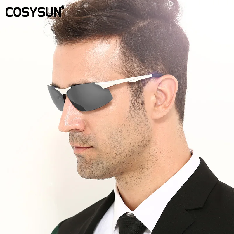 Солнцезащитные очки COSYSUN мужские фотохромные поляризационные хамелеоны для