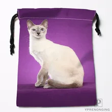 Custom Cats Kitten Rain Animal Drawstring Bags Travel Storage Mini Pouch Swim Hiking Toy Bag Size 18x22cm#0412-04-233