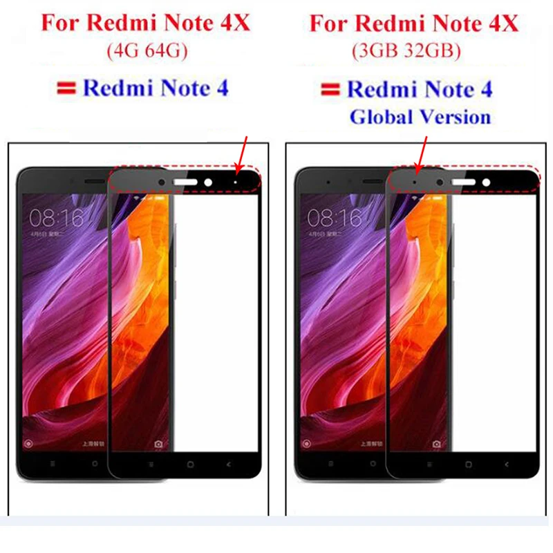 Tempered Glass For Xiaomi Redmi Note 4 4X Redmi 4 Pro Full Cover Screen Protector For Xiaomi Redmi Note 4 4X 4 Pro Glass Tomkas  (14)