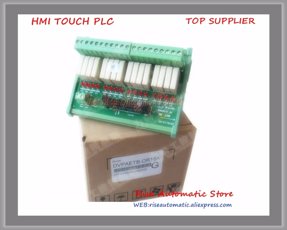 

New Original Programmable Controller Module 16 point relay terminal station DVPAETB-OR16A