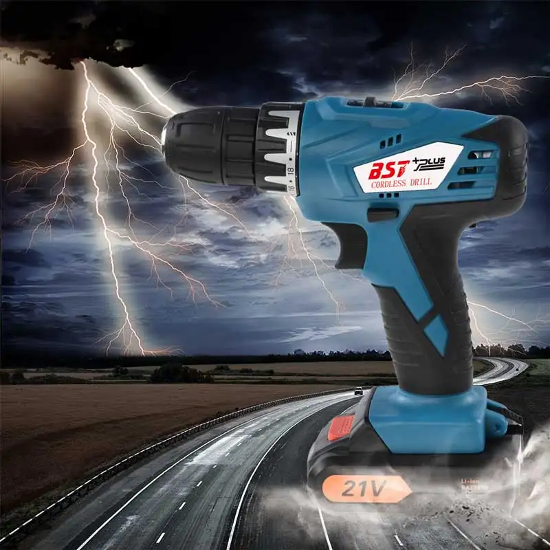 BST+PLUS (SECOND STYLE) 21V LITHIUM-ION BATTERY CORDLESS ELECTRIC HAND DRILL HOLE ELECTRIC SCREWDRIVER DRIVER WRENCH POWER TOOLS BST+PLUS (SECOND STYLE) 21V LITHIUM-ION BATTERY CORDLESS ELECTRIC HAND DRILL HOLE ELECTRIC SCREWDRIVER DRIVER WRENCH POWER TOOLS
