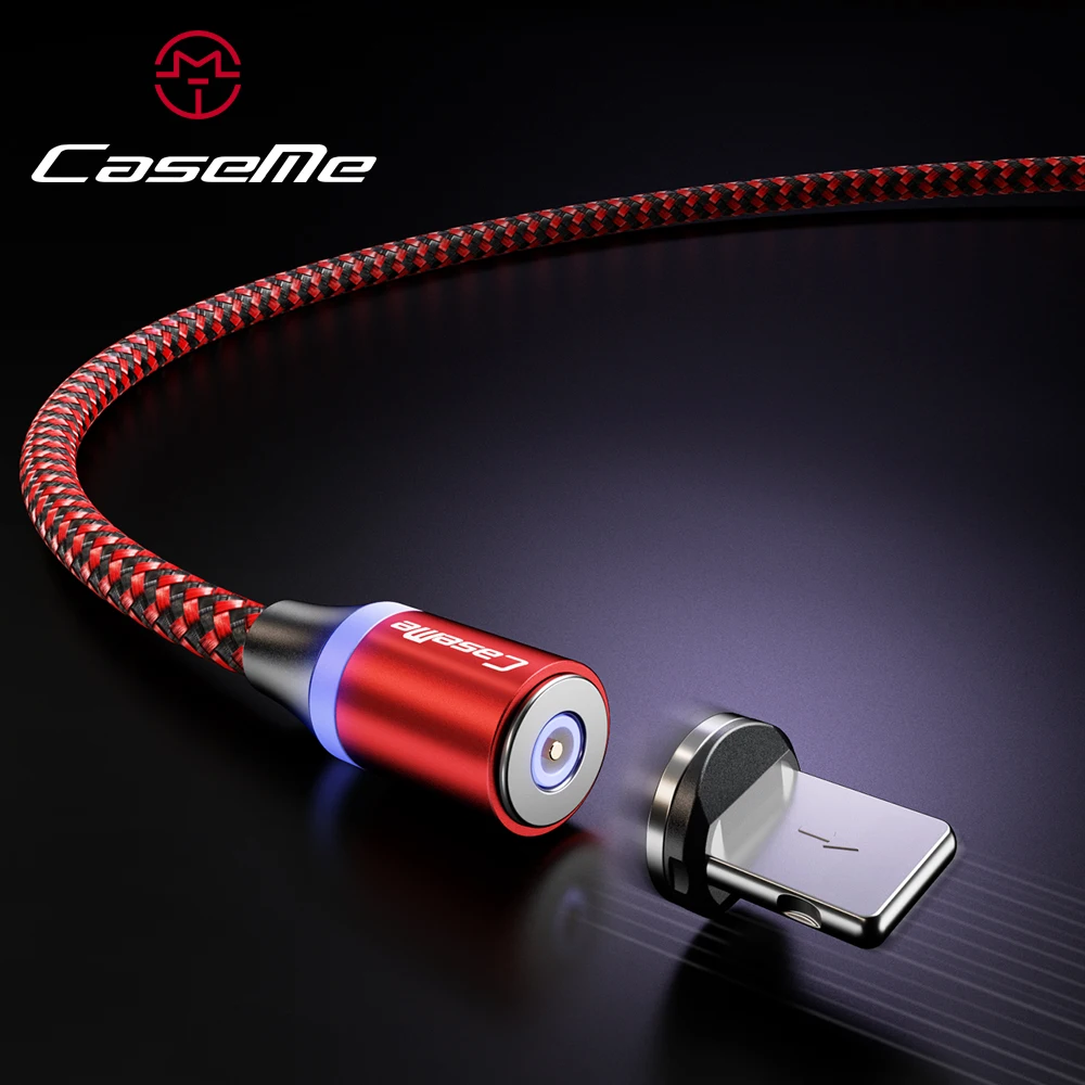Выдвижной Магнитный кабель CaseMe Micro usb type C для samsung S10 S9 S8 для iPhone XS MAX XR 8 7 6 6S Xiaomi USB-C магнитное зарядное устройство