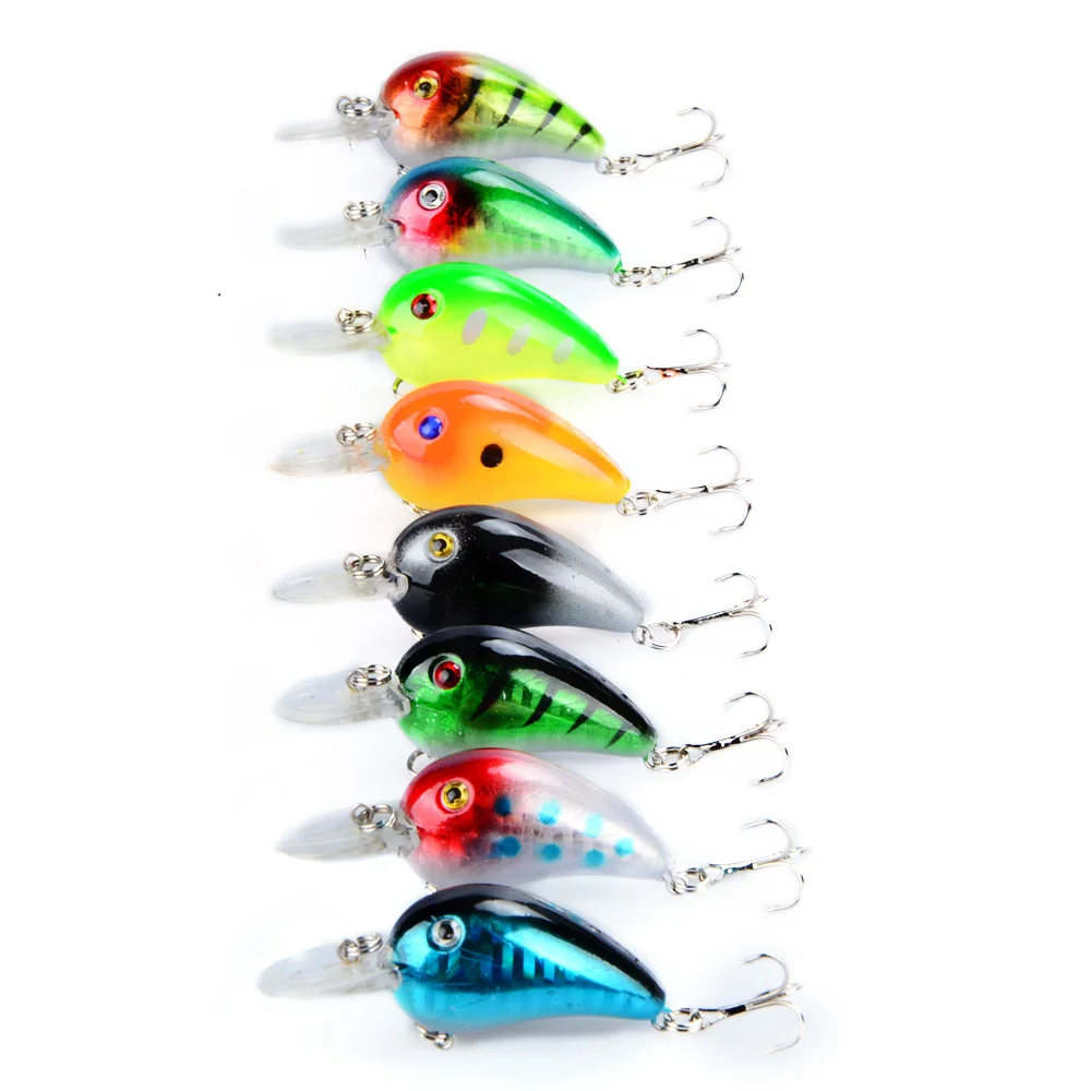 8pcs High Quality 5.4G 6CM Fishing Lures Minnow Crank Bait Crankbait Bass Tackle Treble Hooks Fishing Tackles Hard Baits Pesca 8pcs High Quality 5.4G 6CM Fishing Lures Minnow Crank Bait Crankbait Bass Tackle Treble Hooks Fishing Tackles Hard Baits Pesca