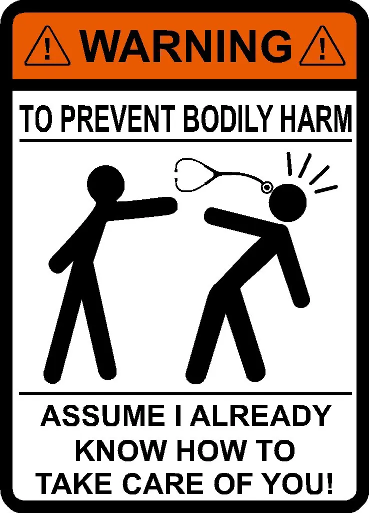 

For WARNING To Avoid Injury Don't Tell Me How To Do My Job Stethoscope, Medical, vinyl decal car sticker