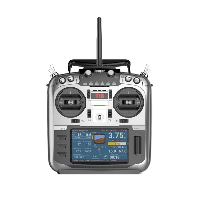 

Presale Jumper T16 2.4G 16CH Open Source Multi-protocol Radio Transmitter w/ JP4-in-1 RF Module Compatible JumperTX OpenTX