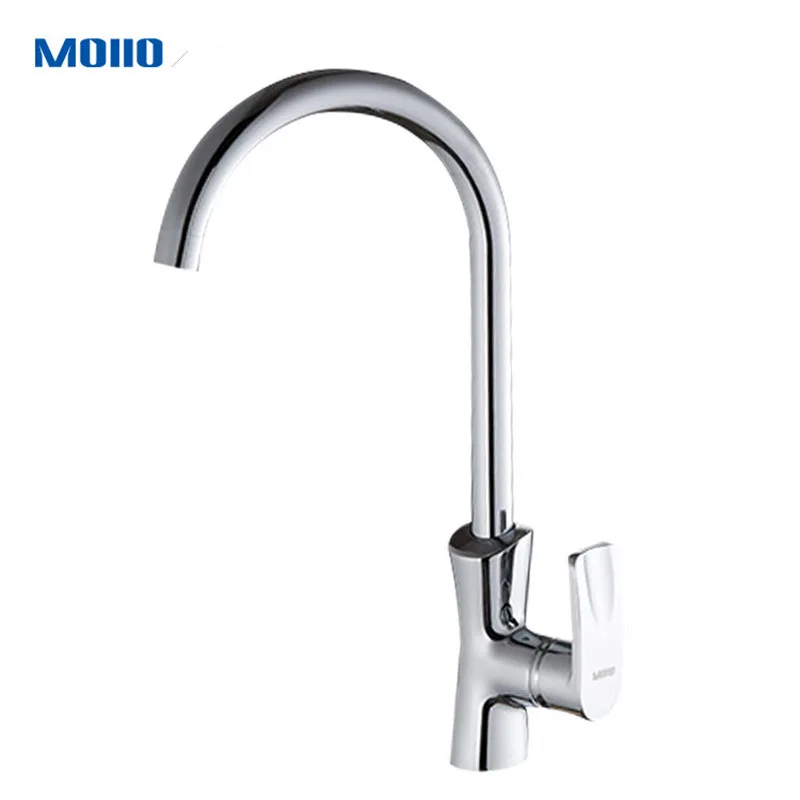 Moiio Kitchen Faucet 360 Degree Rotation Rule Shape Curved Outlet Pipe Tap Basin Plumbing Hardware Brass Sink Fauce Moiio Kitchen Faucet 360 Degree Rotation Rule Shape Curved Outlet Pipe Tap Basin Plumbing Hardware Brass Sink Fauce