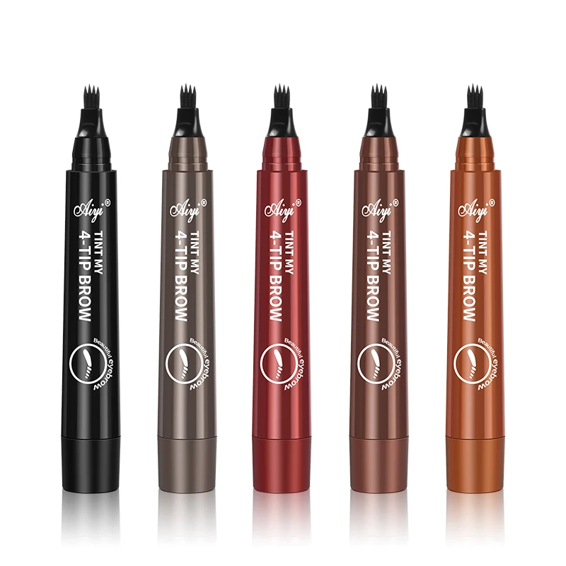 

Microblading Eyebrow Pen Waterproof Fork Tip Eyebrow Tattoo Pencil Long Lasting Professional Fine Sketch Liquid Eye Brow Pencil