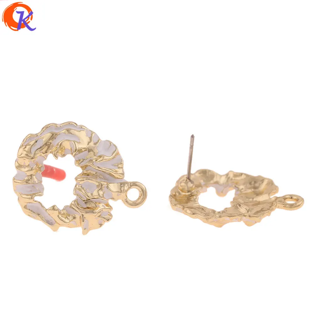 

Cordial Design 50Pcs 19*24MM Jewelry Accessories/Earrings Stud/Irregular Shape/DIY Jewelry Making/Hand Made/Earring Findings