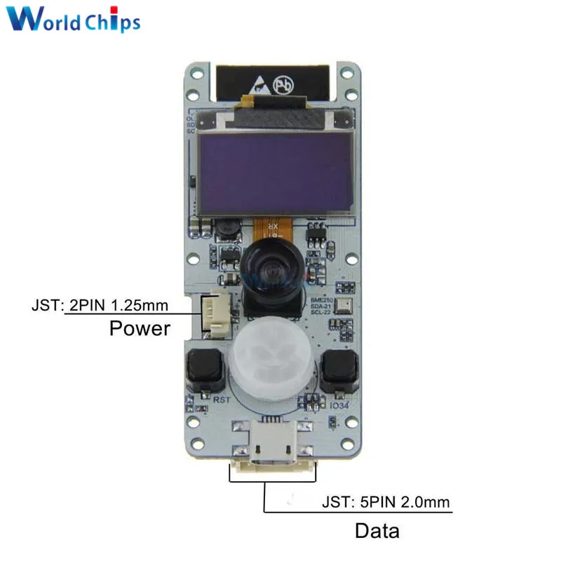 ESP32-Cam ESP32 OV2640 модуль камеры двухъядерный WROVER PSRAM wifi 0,9" OLED SSD1306 IEC BME280 модуль датчика CP2104 для Arduino