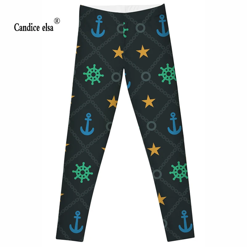 CANDICE ELSA fashion sexy women leggings fitness elastic