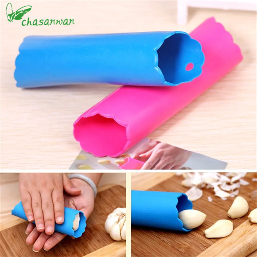 

1P Creative Silicone Garlic Peeler Practical Utility Kitchen Gadget Garlic Stripper Tube Peeling Garlic Peeling Accessories,Q
