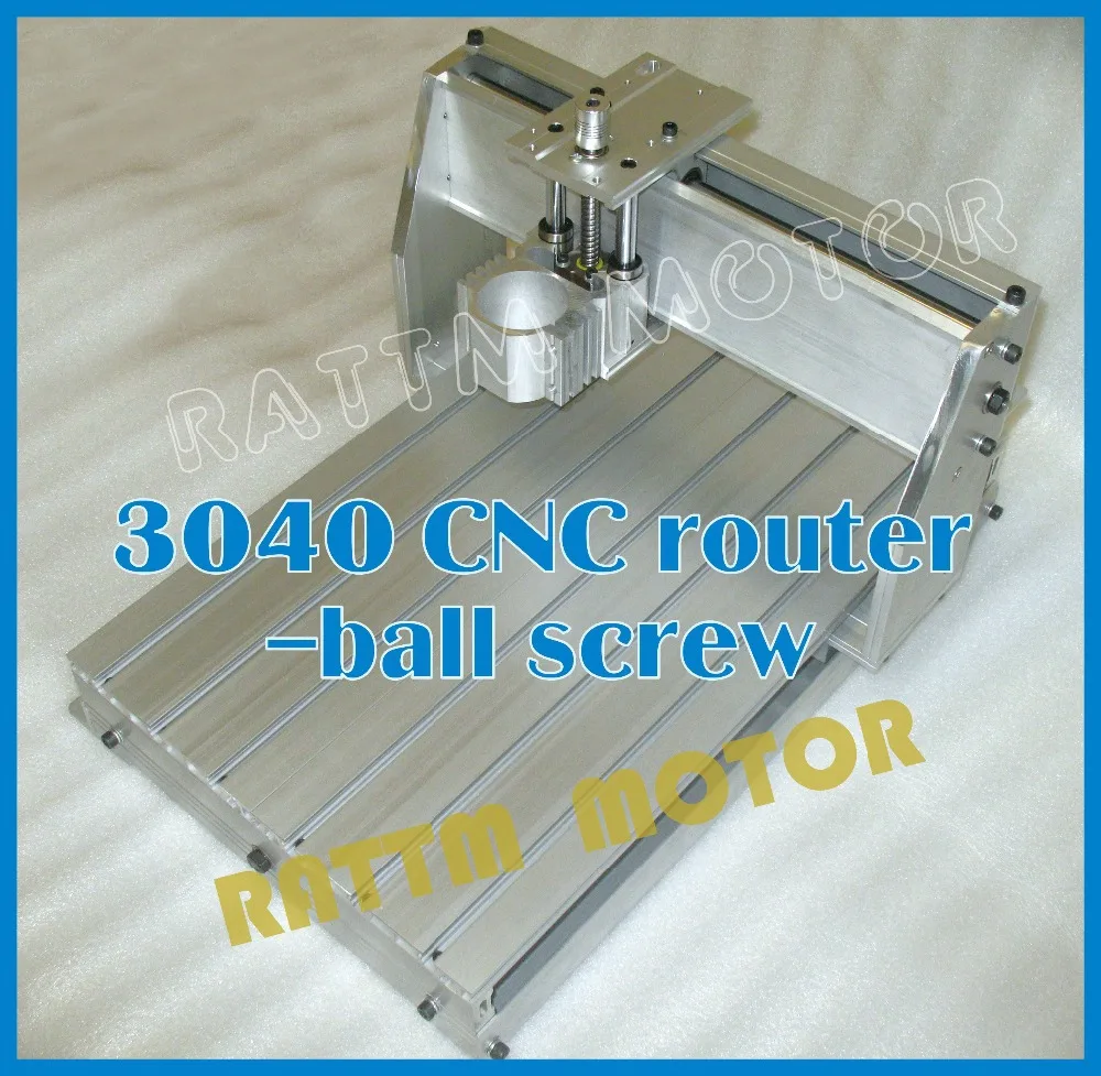 

CNC 3040 ruoter machine aluminium Frame DIY 390x285x55mm SFU1204 ballscrew for CNC router milling machine