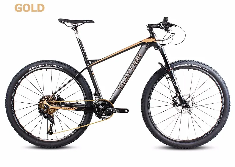 Best Free shopping 26/27.5inch carbon fiber mountain bicycle 27speed Shima  fork oil disc brakes gas ultralight carbon fiber frame mt 22