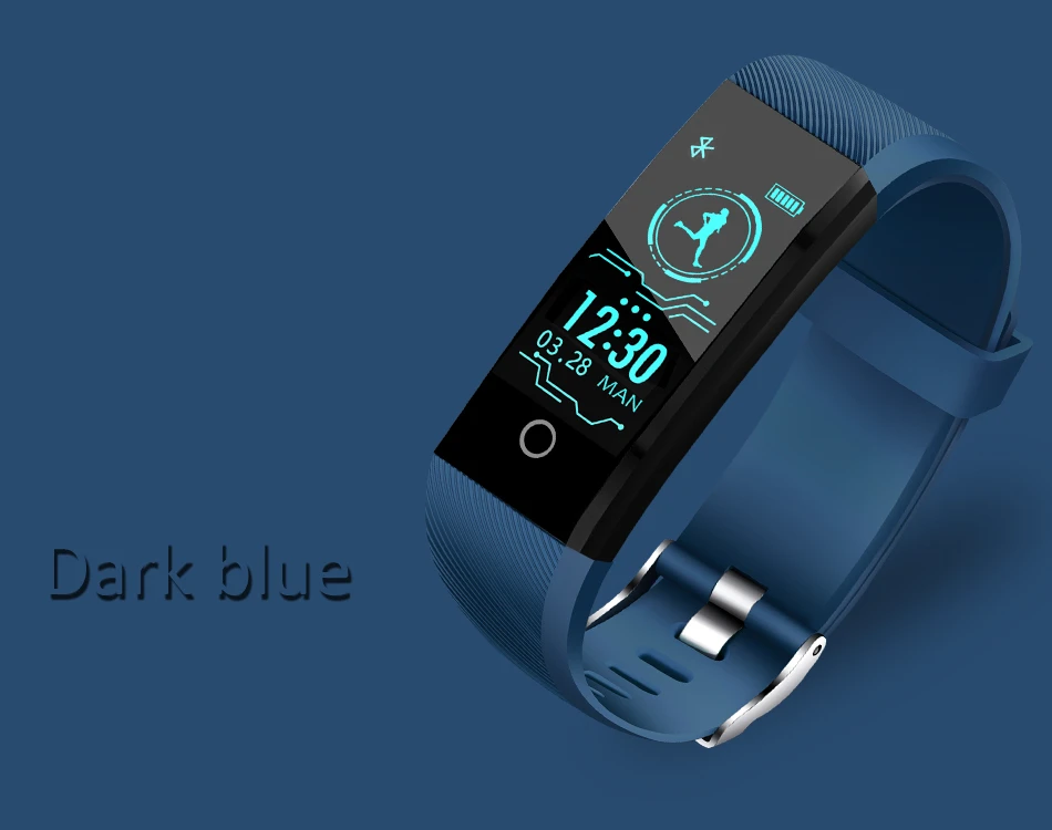 LIGE смарт-браслет устройство слежения за кровяным давлением фитнес-Отслеживание IP68 водонепроницаемый смарт-браслет для мужчин wo для iPhone