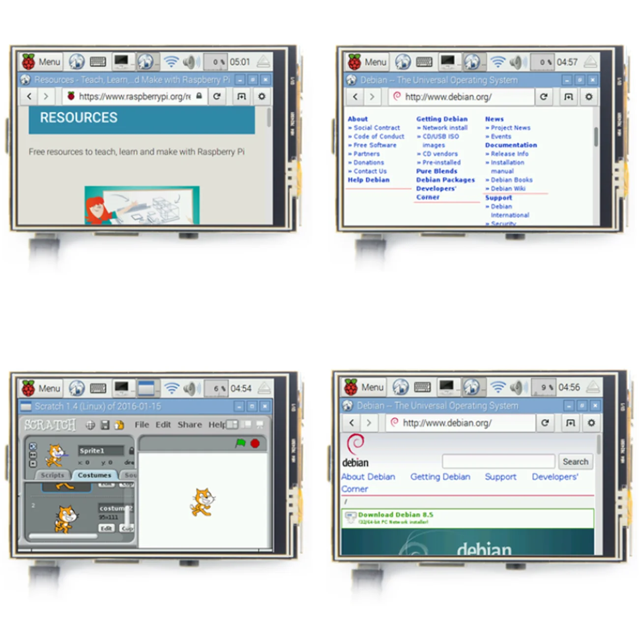 3,5 дюймов TFT lcd Moudle для Raspberry Pi 2 Модель B& RPI B/3