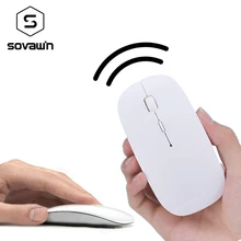 2,4 ГГц Беспроводная мышь ультратонкий USB 1600 dpi оптический беспроводной компьютер мини прокрутки беспроводная мышь s для ПК ноутбука