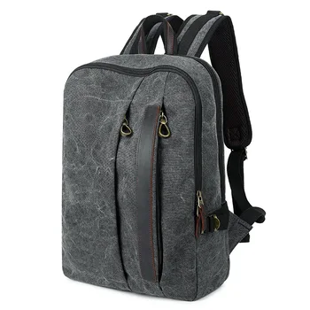 

Canvas backpack laptop bag 286#