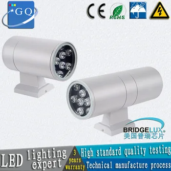 

Modern decor Up Down Dual-Head Cylinder 6W 10W COB LED Wall Light Outdoor Waterproof IP65 Wall Lamp AC 85-265V