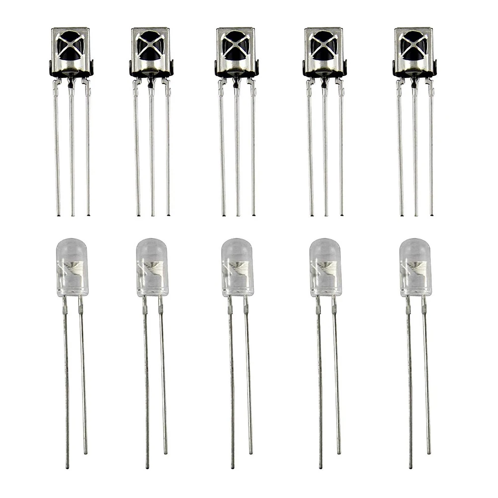 

5 Pairs Three Legs Infrared Diode LED IR Emission and Receiver